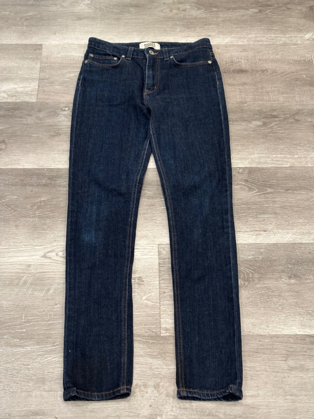 Naked & Famous Skinny Guy Cashmere Blend Stretch Jeans Dark Indigo Mens 28